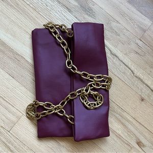 New Sseko cactus leather purse with brass crossbody strap